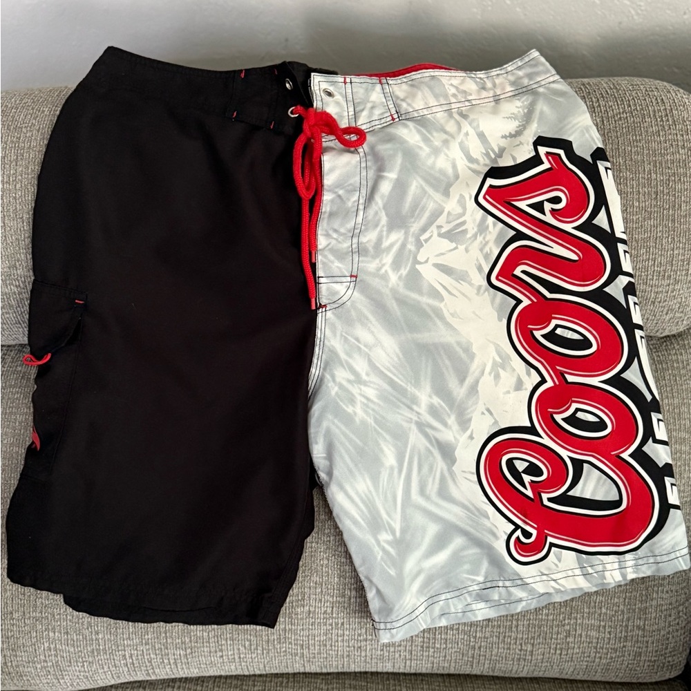 Coors Light Beer swimming trucks Vintage shorts